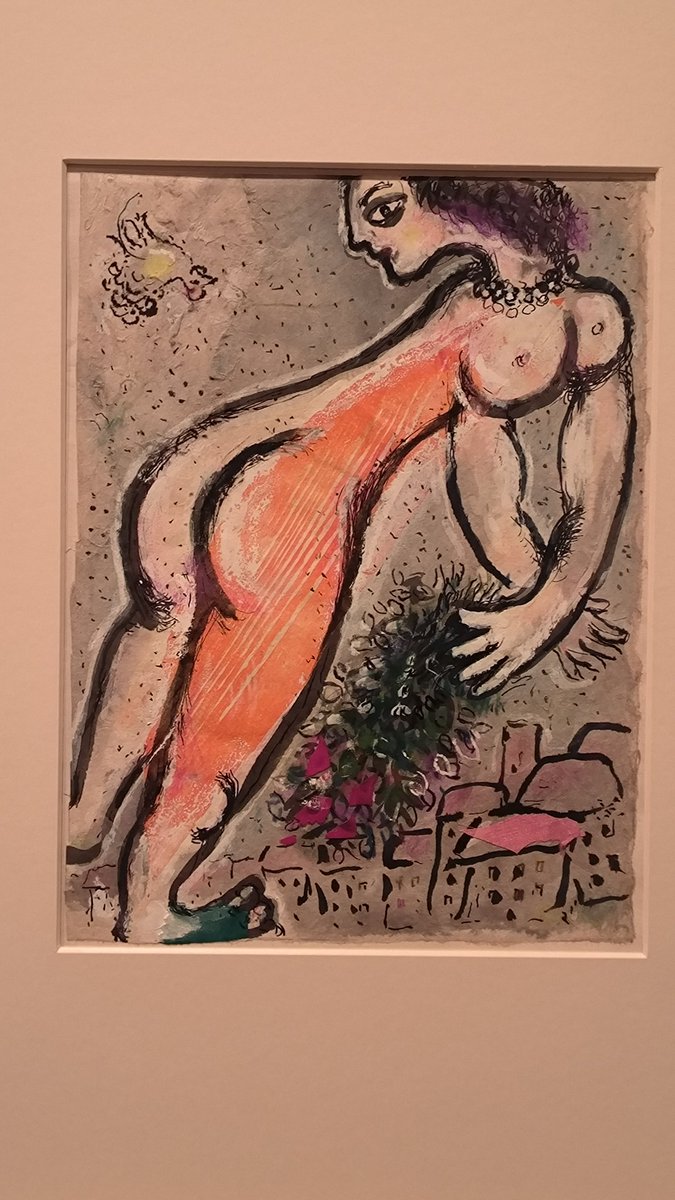 🖼️ Maravillosa la exposición 'Chagall. Un grito de libertad': impresionante retrospectiva del soñador bielorruso que sobrevivió a dos guerras mundiales y que incluye cartas, documentos, fotografías, viajes, exilios y ediciones de libros, etc., en @mapfreFcultura #ChagallFM 🎨🖌️