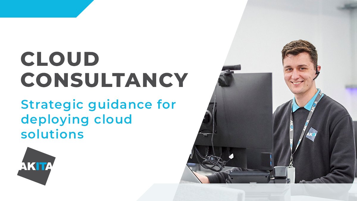 Maximise the use of cloud solutions within your organisation with the help of our cloud consultants. Find out how working with Akita provides end-to-end support throughout your cloud journey: #cloud #cloudconsultancy #itconsultants #itpartner
akita.co.uk/services/cloud…