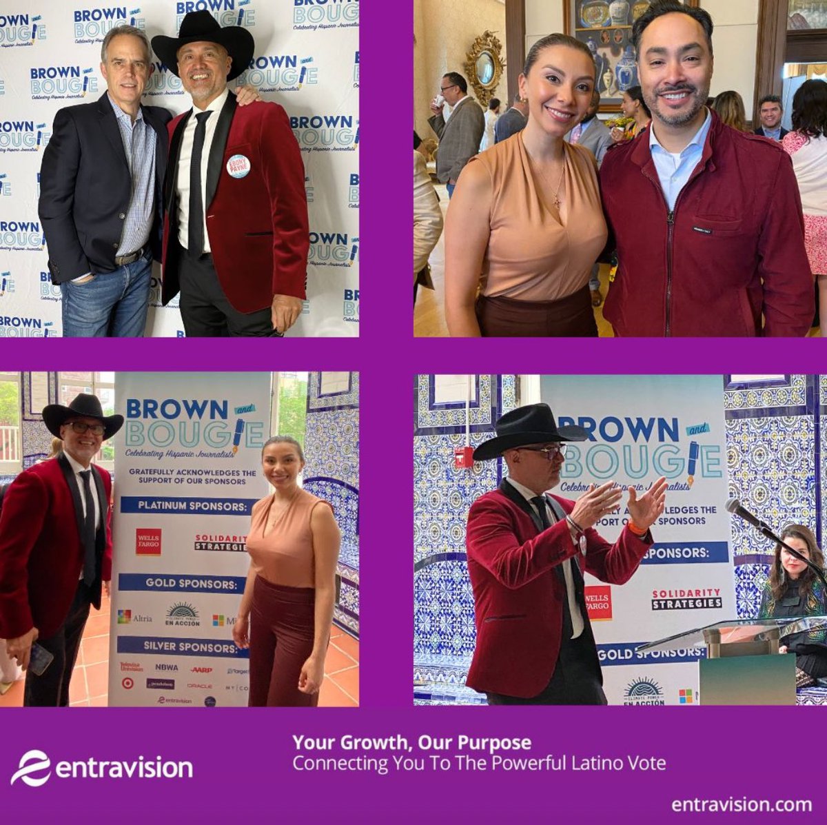 Thank you to Entravision media for being a part of our Brown and Bougie Brunch!