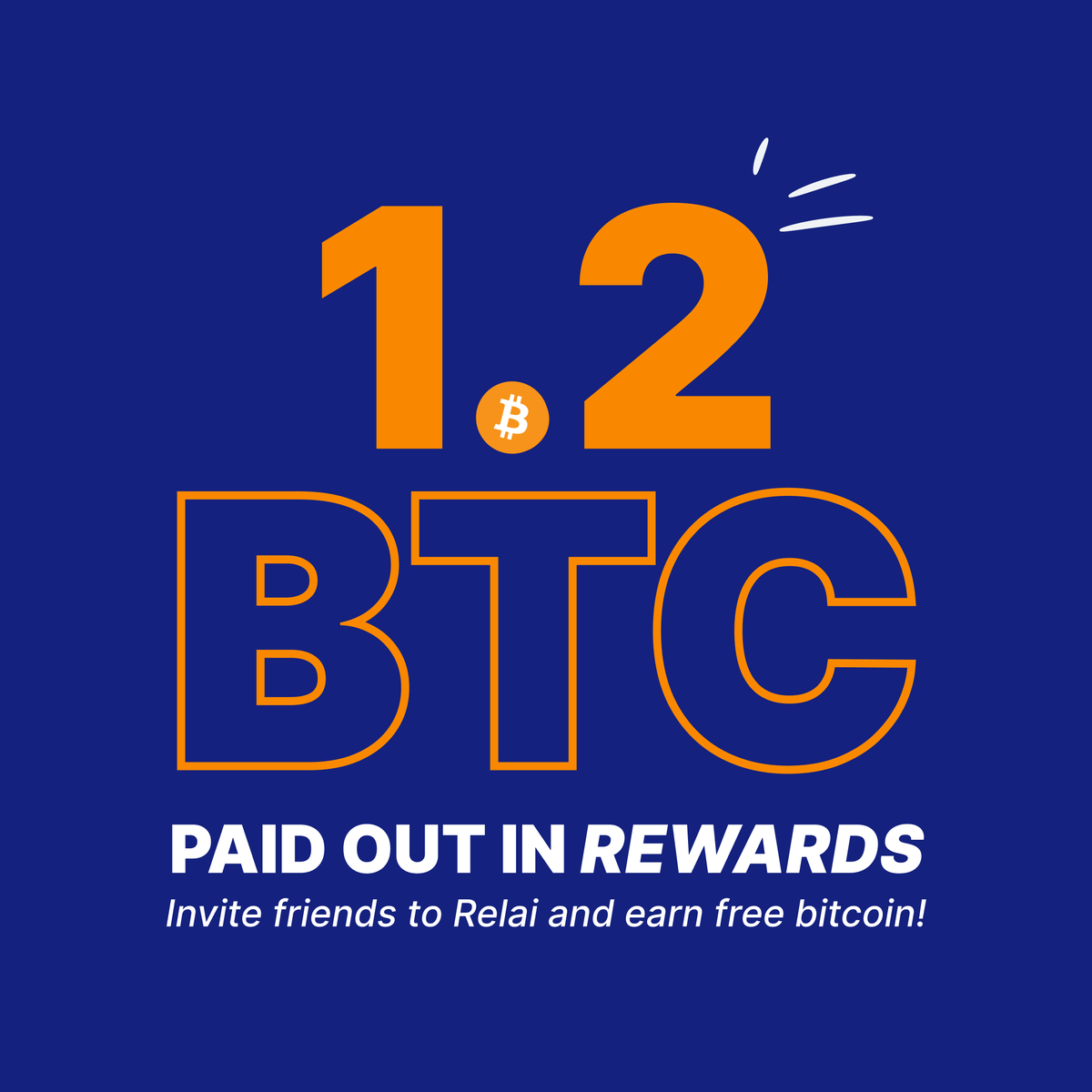 IT'S PAYDAY! 💸

We just paid out the referral rewwards🚀

A total of 1.2 BTC was paid out to you guys.

To celebrate, we are giving away 50 CHF in #bitcoin to a random Relaier 👇

To win:

🔁Repost and like this post
🔢Comment your invite code 

Good luck!