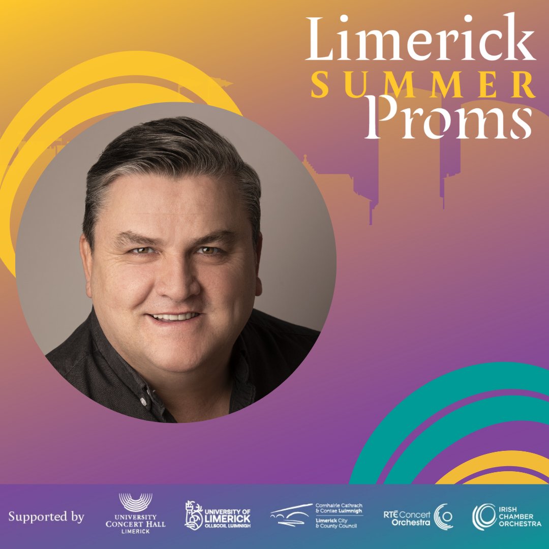 We are delighted to announce that Simon Delaney will join us on Saturday 22nd June to present Midsummer Magic with @ICOrchestra as part of this year’s Limerick Summer Proms. 🗓️ Saturday 22nd June ⏰ 7.30 pm 🎟️€10 - €30 BOOK NOW - uch.ie/show/midsummer…