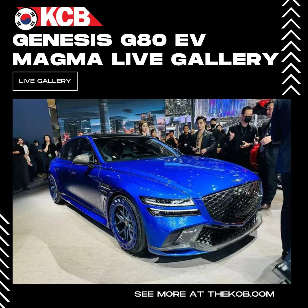 On Thursday, @genesis_worldwide unveiled for the first time the G80 EV Magma Concept at Beijing Auto Show. Genesis also introduced its Magma program in China with the world premiere of the #g80evmagma Concept, also in a China-exclusive “Acme Blue” color, in addition to showcasing…