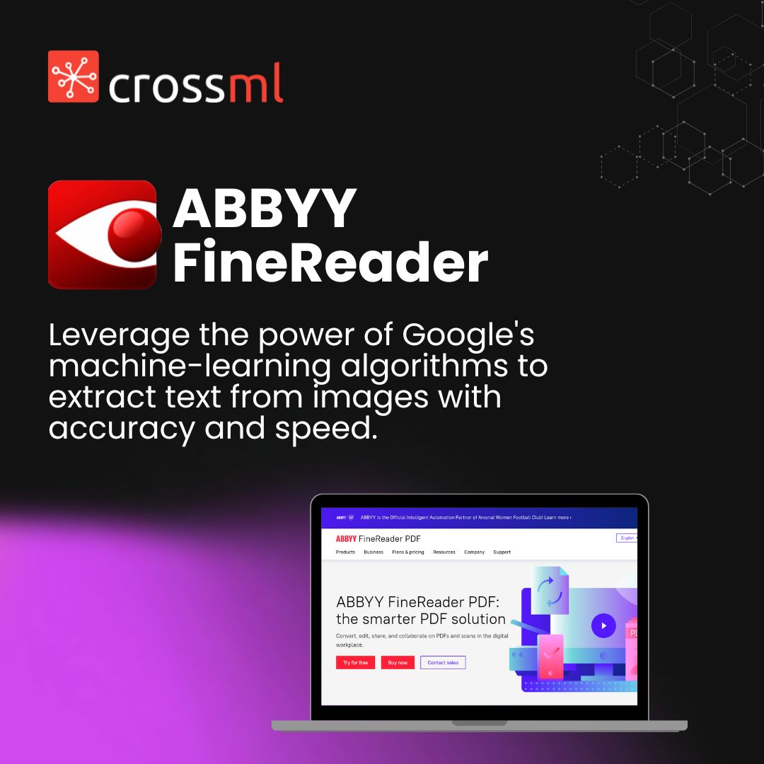 CrossmlPvtLtd's tweet image. Achieve peak productivity in 2024 with the top 4 OCR tools!
Say goodbye to manual data entry and hello to seamless text recognition. Don&apos;t let repetitive and routine tasks slow you down – streamline your workflow and skyrocket your efficiency today!
#CrossML #GoogleCloudVisionAPI