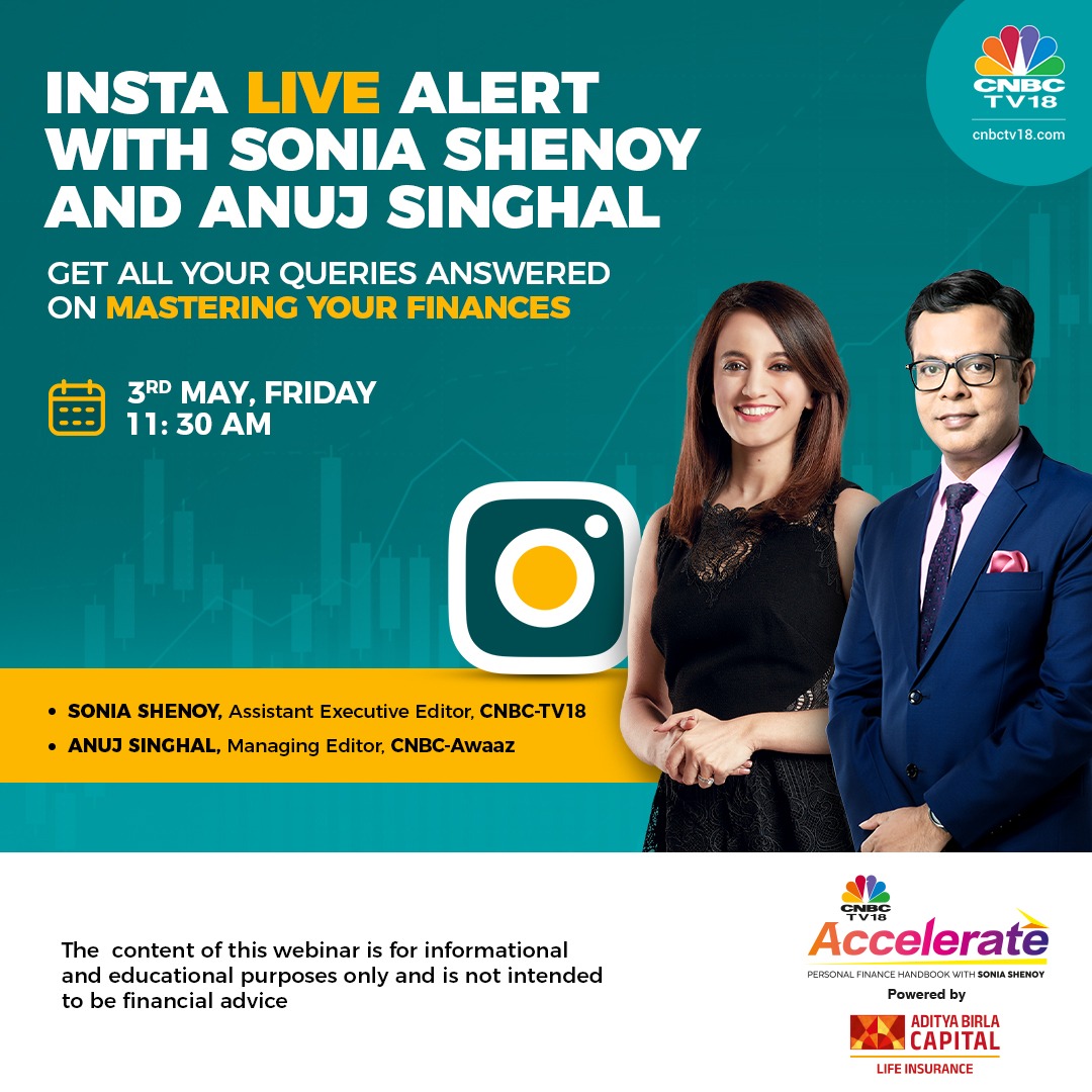 2 for 1! LIVE Q&A TOMORROW AT 11.30 AM All your queries on personal finance will be answered. Join our Instagram LIVE with @_soniashenoy & @_anujsinghal