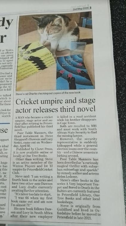 Publicity! The Petersfield Post today