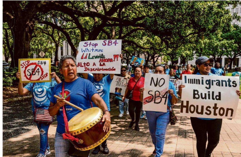 When they protest in foreign language thinking THAT will gain our support. 100% support FOR SB4 & any means necessary to deport any & all illegals in TEXAS. Thanks @GovAbbott