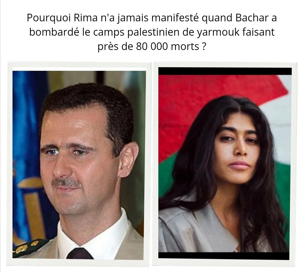 @RimaHas @ALeaument @nous_vivrons @RimaHas a la possibilité rare de rentrer et sortir de Syrie !
Serait elle un agent payé par le criminel Bachar El Assad ?