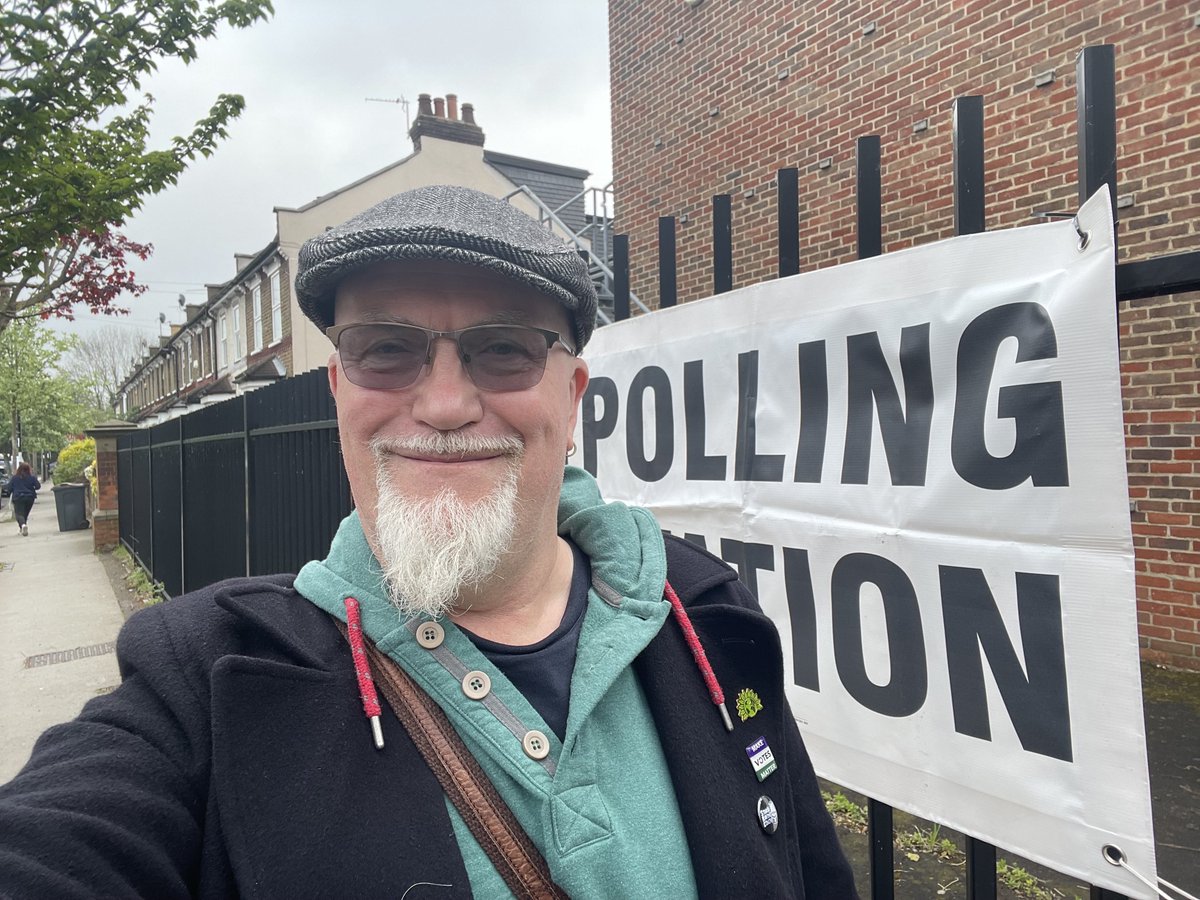 First time I’ve been able to put an 'X' beside my name in an election. More importantly, if you’re voting today, don’t forget ID and VOTE GREEN PARTY! There are compassionate and intelligent people waiting to serve their communities. #votegreen