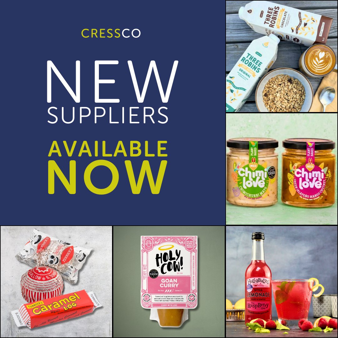 New suppliers are finally available! 🙌

Browse products from: Three Robins, Chimi Love, Hullabaloos, Holy Cow and Tunnock’s!

Visit the website for more details: shorturl.at/lCDY4

#new #newsuppliers #nowavailable #newproducts