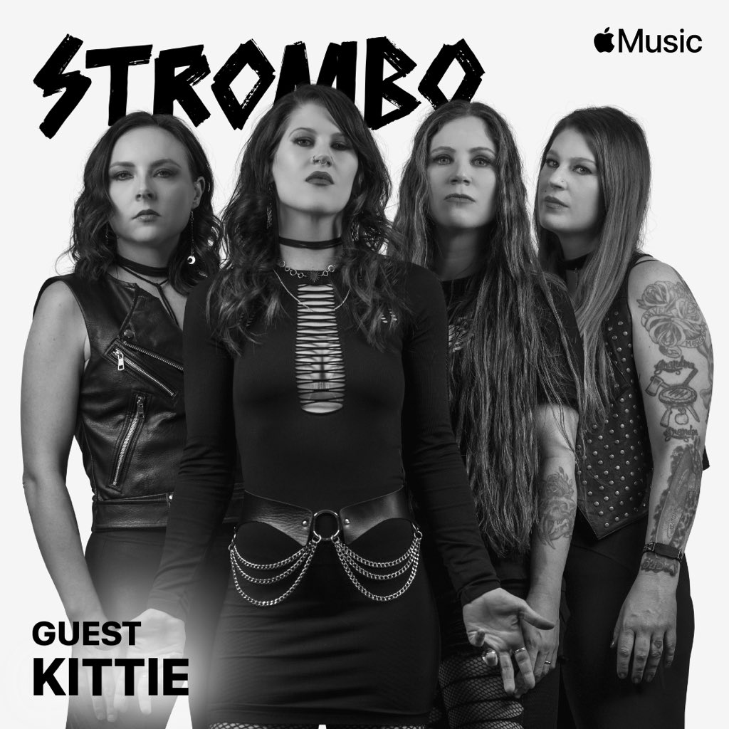 We recently sat down with the one and only @strombo to talk about the evolution of metal, our musical influences, and the positives in being hard to define. Listen now on @AppleMusic music.apple.com/ca/station/str… #kittie #strombo #applemusic #podcast