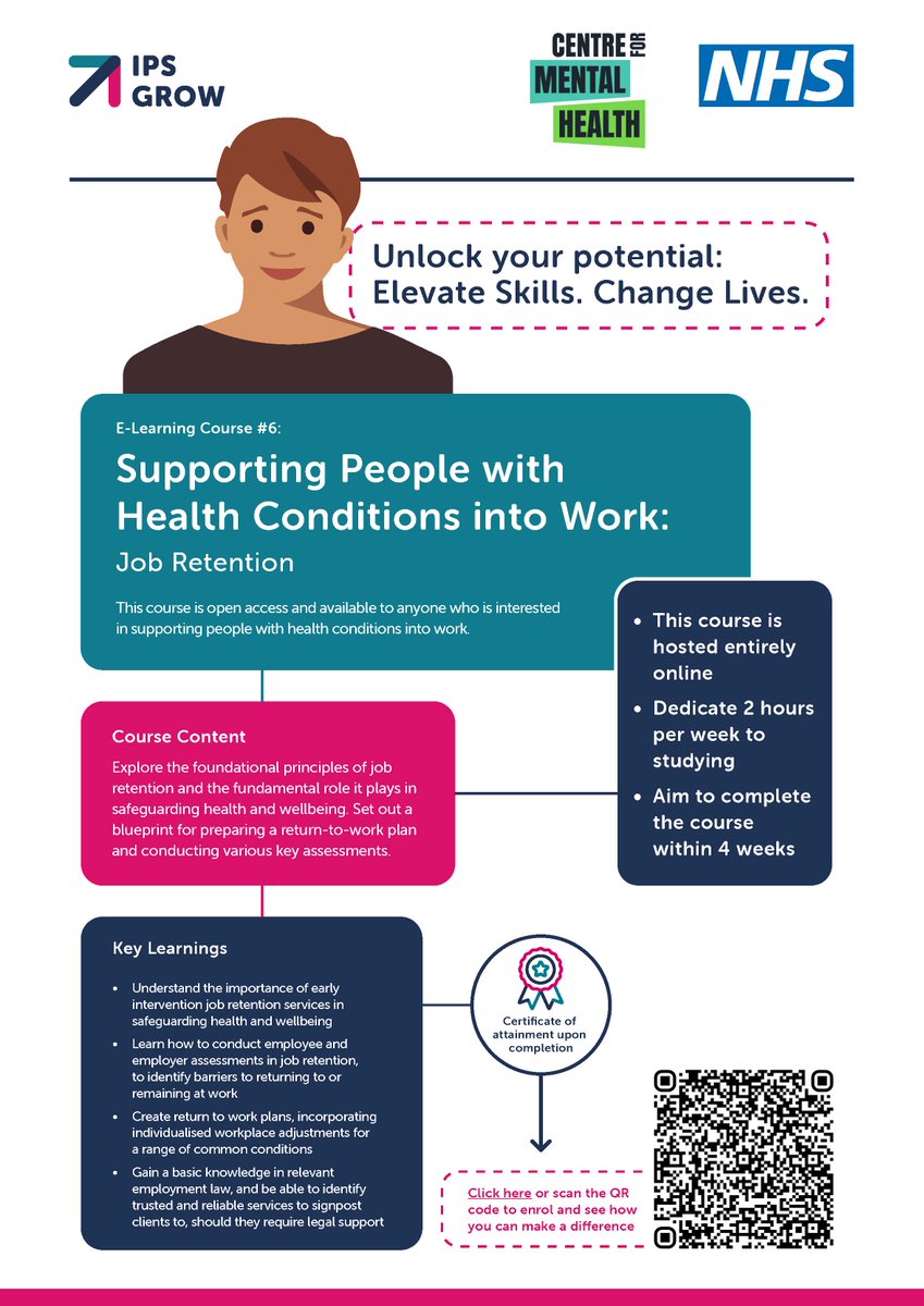 IPSGrow's tweet image. Our Job Retention E-learning course is officially live! Haven't signed up yet? There's still time to join hundreds of IPS Employment Specialists on this transformative learning journey. Enrol now and let's shape a brighter future together! ow.ly/UHiL50Rs2Mk #IPSTraining