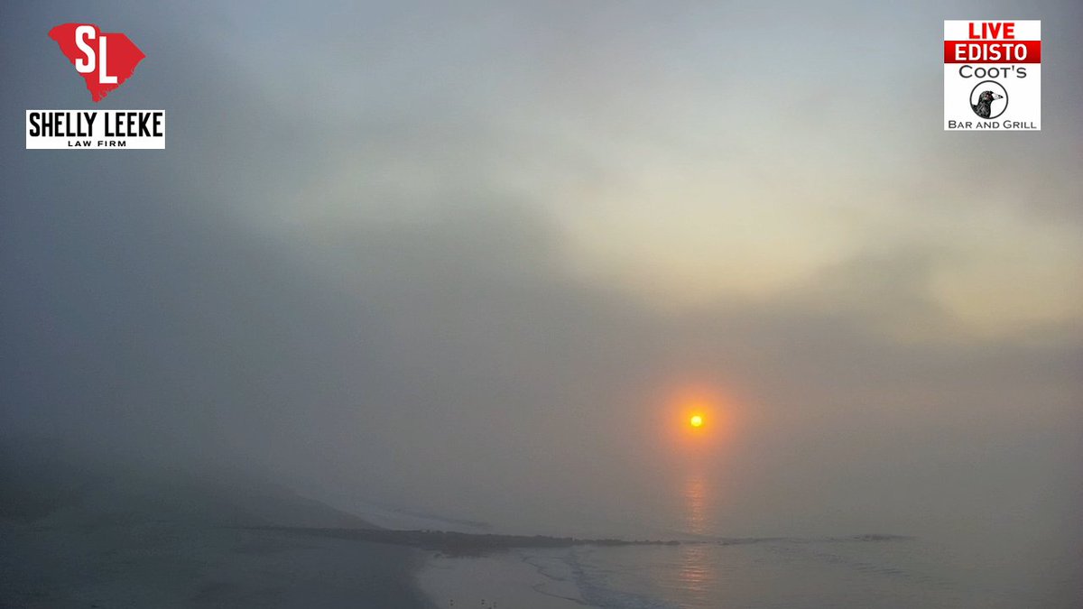 It's a foggy sunrise on Edisto this morning! #chstrfc