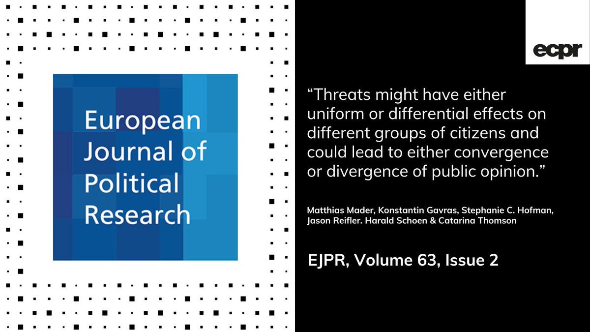 📚 May issue 📢 Is #EuropeanSecurity under threat? 🇪🇺 M Mader, @kongavras, @stephofmann, @JasonReifler, H Schoen & @catarinathomso examine international threats as catalysts & obstacles for #EuropeanIntegration in the security & defence domain 👉 bit.ly/445peRV #OA