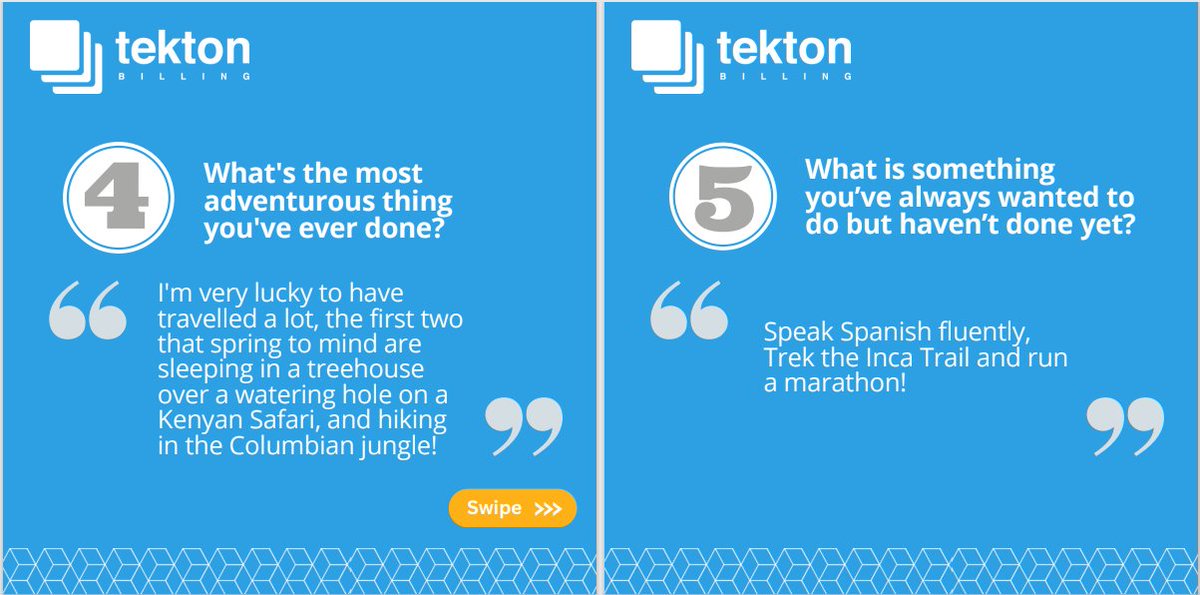 In this month’s Meet the Team, we feature Tekton Billing’s Managing Director, Harry McKeever. While Harry is a familiar face to many within the Channel, you may still be surprised by some of his responses!
Swipe to find out more… 
#tektonteam #telecoms #billing #billingsoftware