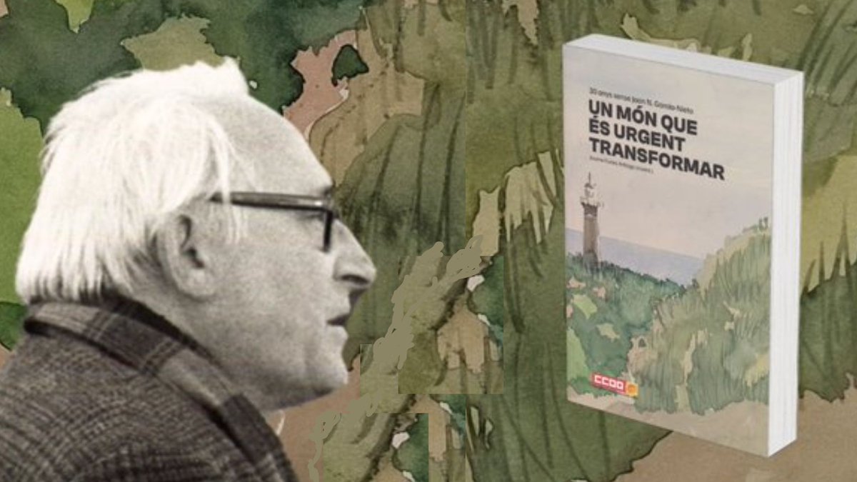 📕Encara gaudim del ressò de la gran presentació de 'Un món que és urgent transformar'. En acabar l'acte al voltant de la figura de Joan García-Nieto es van lliurar còpies de l'obre, que és possible descarregar al nostre web👇 ccoo.cat/bllapag/estudi…… #1rMaigCCOO @ccoocatalunya