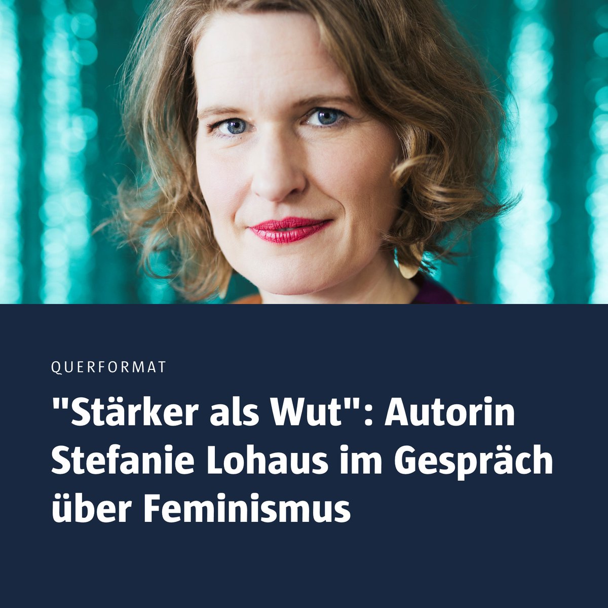 'Stärker als Wut': Autorin Stefanie Lohaus @slow_haus im Gespräch über #Feminismus: 08. Mai von 17:00-18:30 Uhr an der FH Potsdam. @suhrkamp➡️ fh-potsdam.de/aktuelles-medi…