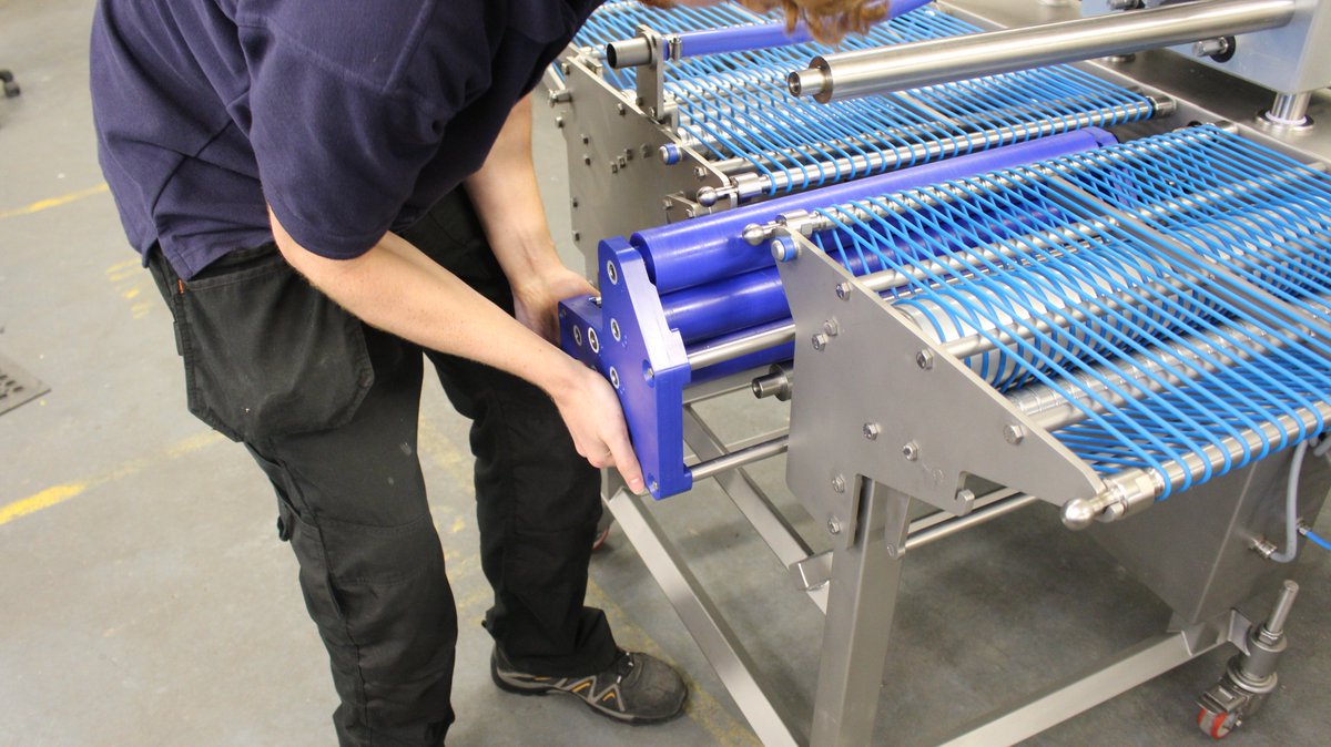 At Millitec Food Systems, hygiene is our top priority in every design. Our machinery has a simple strip-down, cleaning, and assembly process, ensuring the highest hygiene standards at every stage. #HygieneFirst #MillitecFoodSystems.