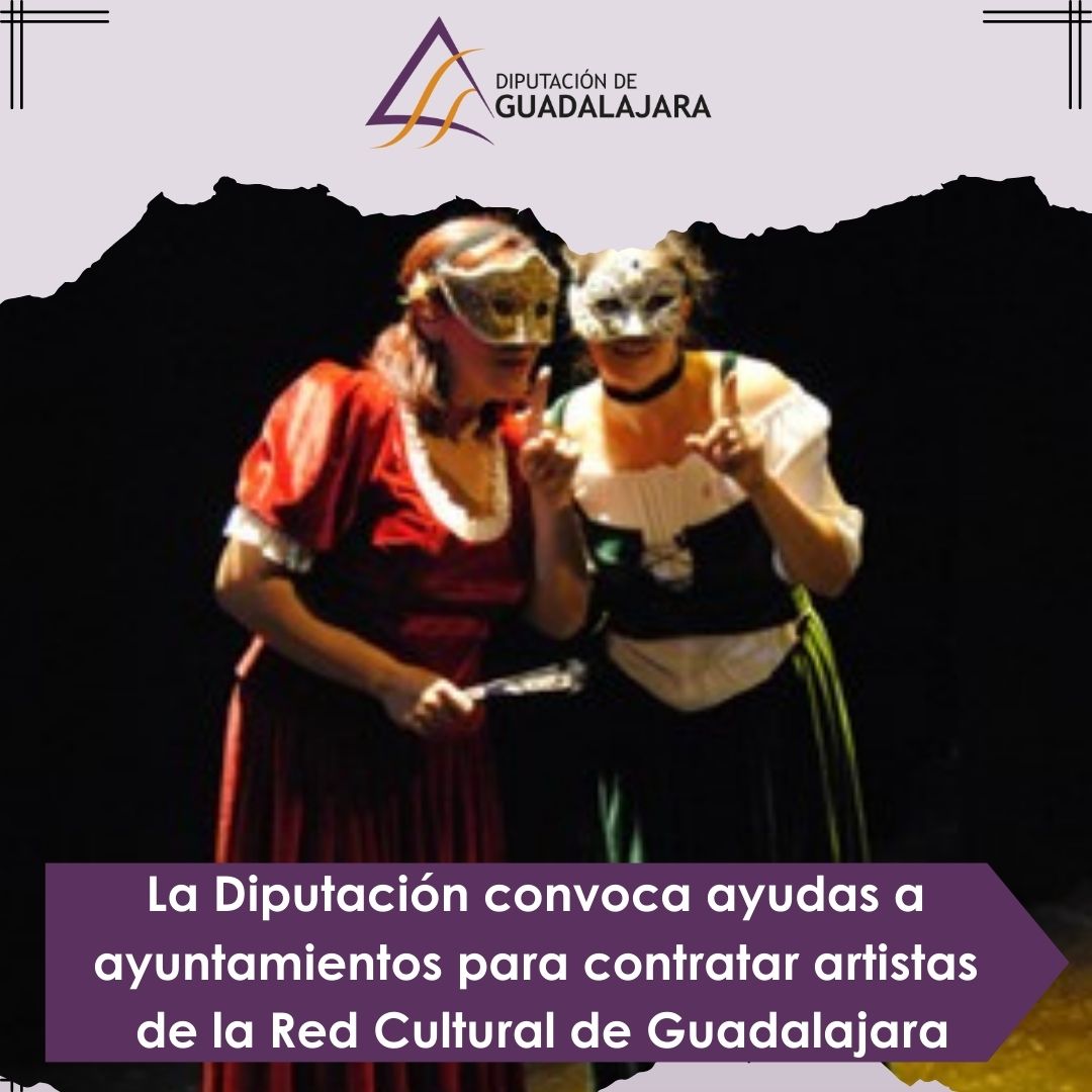 ✅Hemos aprobado una nueva convocatoria de subvenciones dirigida ayuntamientos y EATIMs de la provincia, con población de hasta 5.000 habitantes, para la contratación de artistas y espectáculos incluidos en la #RedCulturalDeGuadalajara durante 2024. 🔗dguadalajara.es/web/guest/cont…