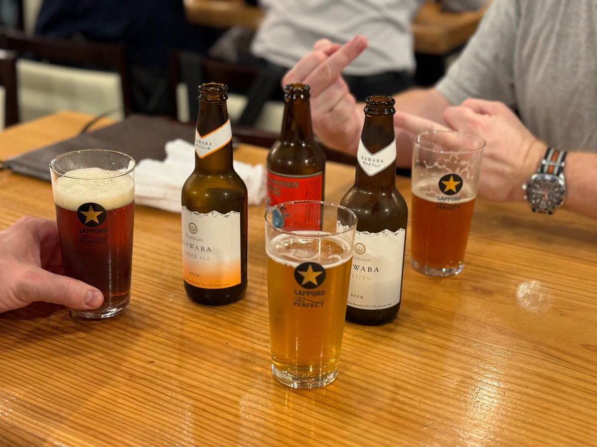 There’s only one thing left to do after you’ve spent 23 hours travelling to Tokyo… Get right on it 🍺