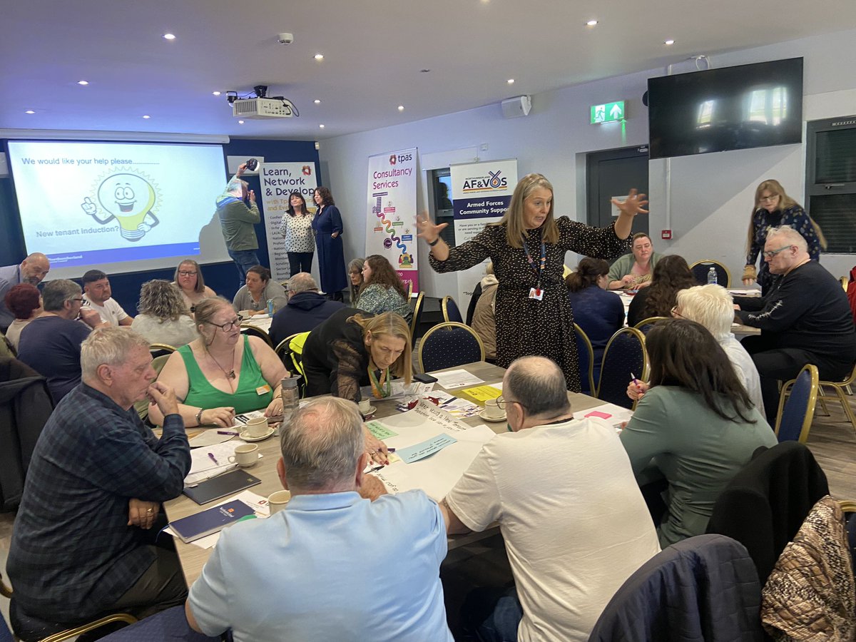 Great to see everyone working together for ideas on devising a new tenants induction pack - members sharing ideas and learning from each other #tpasevent24