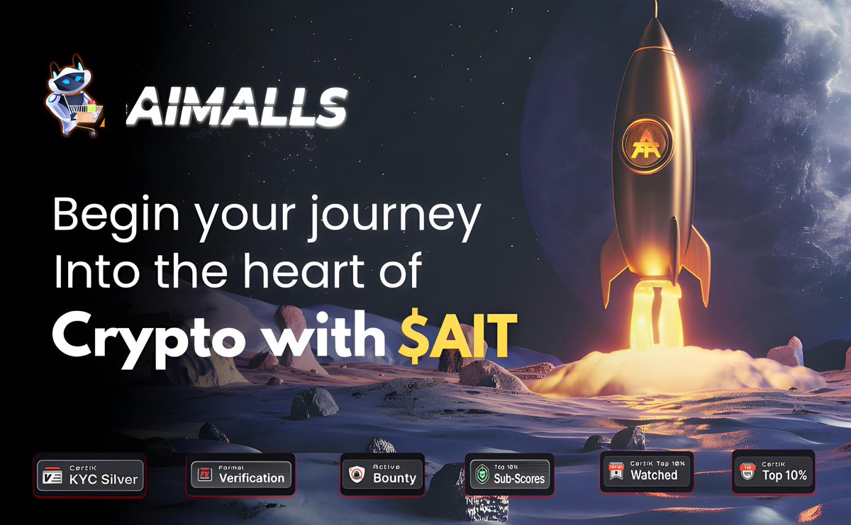 🤑 Begin your journey into the heart of crypto with $AIT!🔥

Where blockchain innovation meets universal possibilities. 🚀 

Secure your seat on the spaceship of tomorrow! Grab your $AIT now👇🏼👇🏼👇🏼
pancakeswap.finance/swap?outputCur…

#AiMalls #AIT #HeartofCrypto #Innovation #Buynow $AIT💥🌟