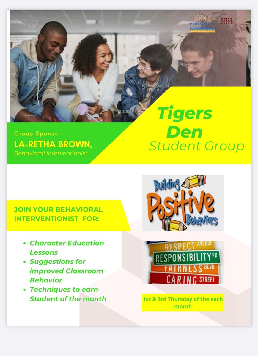 Dr. R. Sanderlin (@sand120513) on Twitter photo Tigers are you ready to ROAR in the Tigerās Den? .<a href="/PortsVASchools/">Portsmouth Schools</a> .<a href="/SterlingWhite59/">Sterling White, Jr.</a> .<a href="/cardellpatillo/">Dr. Cardell Patillo, Jr.</a> .<a href="/ebracyPPS/">Dr. Elie Bracy III</a> #Ppsshines .<a href="/cityofPortsVA/">City of Portsmouth</a> Tigers are you ready to ROAR in the Tigerās Den? .<a href="/PortsVASchools/">Portsmouth Schools</a> .<a href="/SterlingWhite59/">Sterling White, Jr.</a> .<a href="/cardellpatillo/">Dr. Cardell Patillo, Jr.</a> .<a href="/ebracyPPS/">Dr. Elie Bracy III</a> #Ppsshines .<a href="/cityofPortsVA/">City of Portsmouth</a>