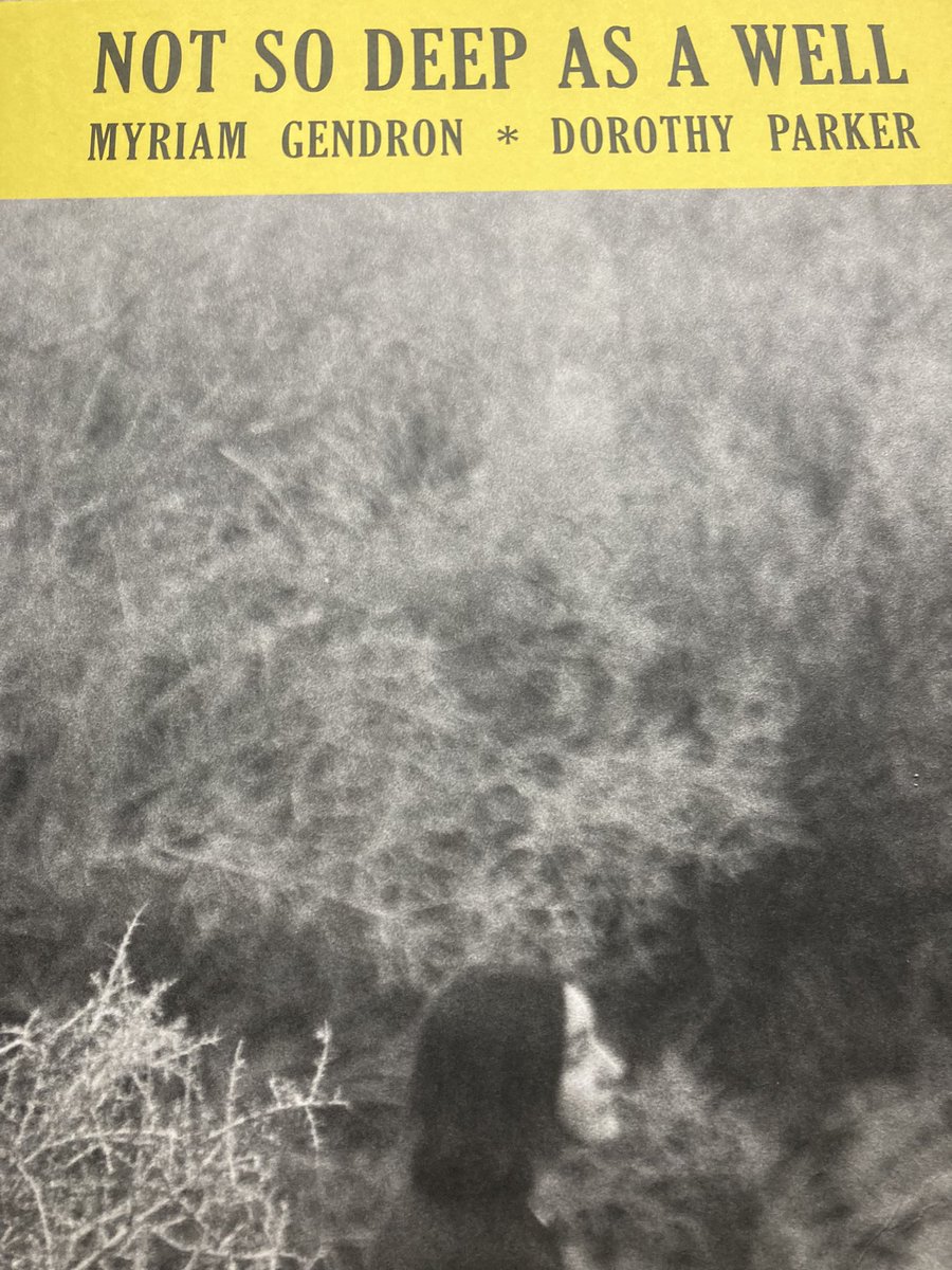 Coming up on today’s @ResonanceFM London Ear at noon, an imaginary session from #myriamgendron - with these exquisite settings of #dorothyparker poems the ambassador she is spoiling us…