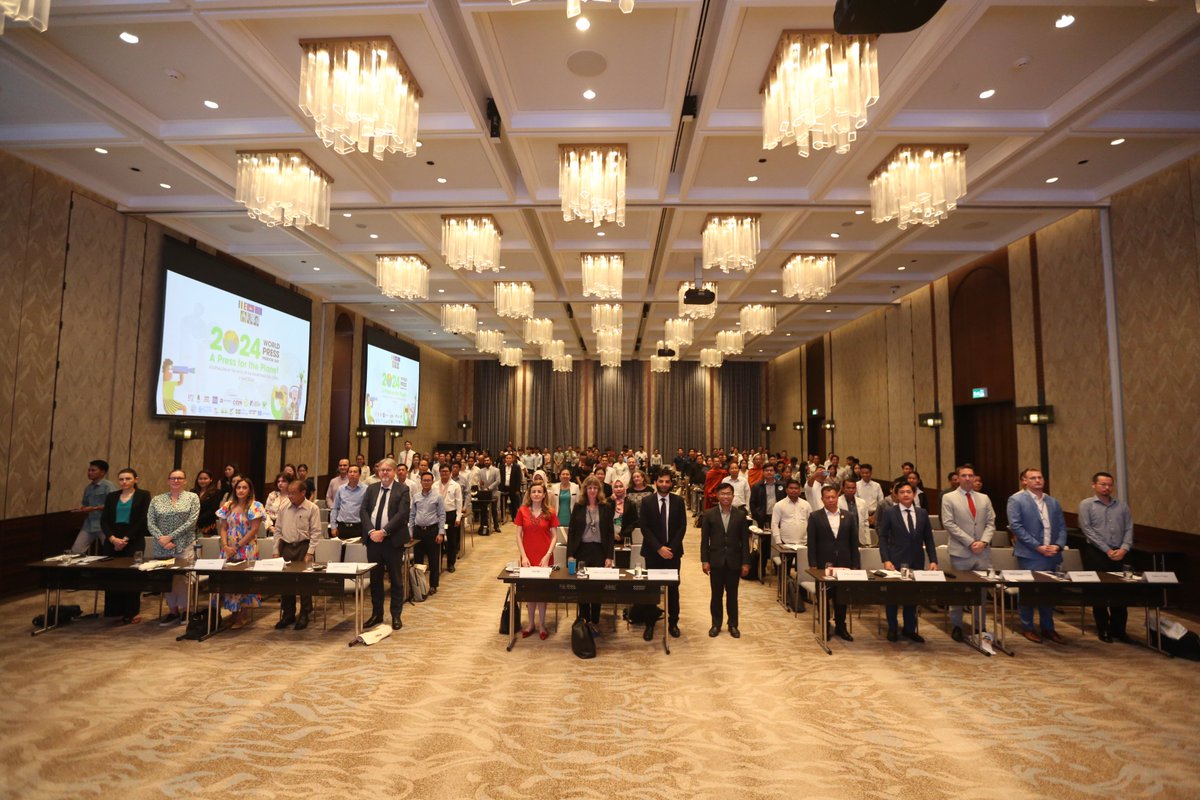 UNESCO and Sweden joined the World Press Freedom Day celebration - Press for the Planet: Journalism in the Face of the Environmental Crisis. Jointly organized by over 10 media organizations and CSOs, the event gathered over 220 participants. 

Photo credit: CCHR, CamboJA, YRDP