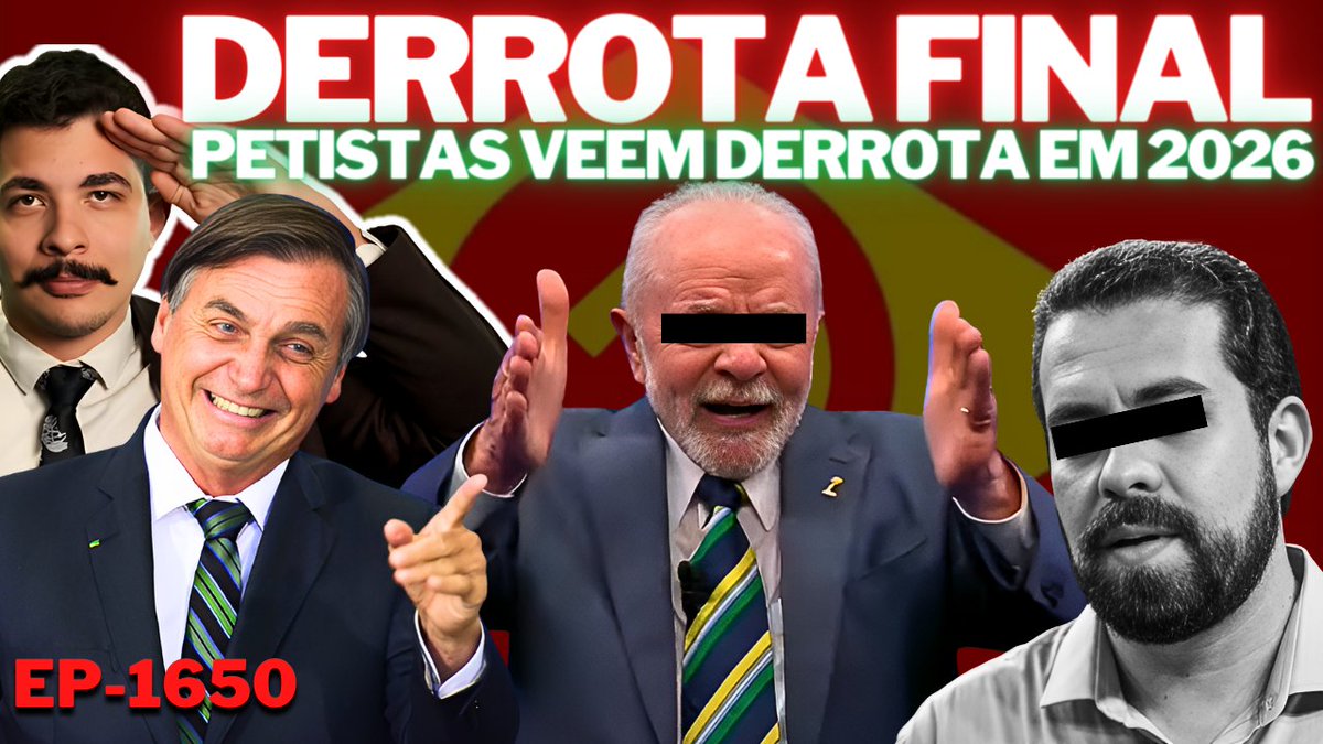 Ato do LULA: Petistas FALAM em DERROTA FINAL e Vitória da DIREITA em 2026 + O Tal 'Risco Controlado' youtu.be/Ji2WQGx9k7k