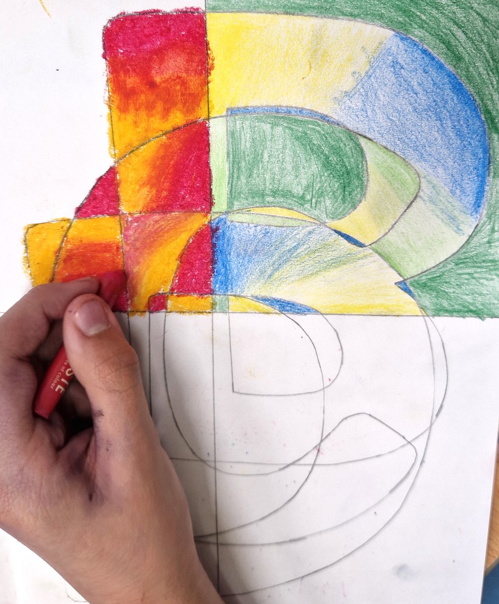 Year 8 students are currently working with oil pastels to explore and enhance their understanding of colour theory. Take a look...