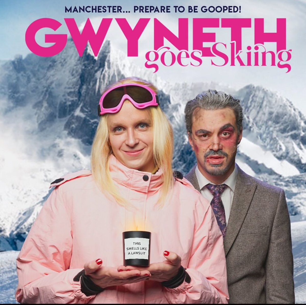 ON SALE NOW! Prepare to be gooped! After their sold out performances of Diana: The Untold and Untrue Story Awkward Productions are back but this time with #GwynethGoesSkiing ⛷️ See you in court from 11th-21st September🎿👨‍⚖️ 🎟️ hopemilltheatre.co.uk/event/gwyneth-…