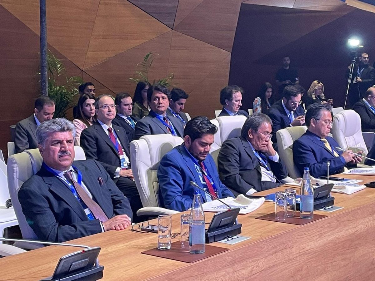 National Assembly Deputy Speaker Syed Ghulam Mustafa Shah urges Global Action for Cultural Heritage Protection at '6th World Forum on Intercultural Dialogue', ongoing in Baku, Azerbaijan from May 1-3, 2024. For more details click the link below na.gov.pk/en/pressreleas……