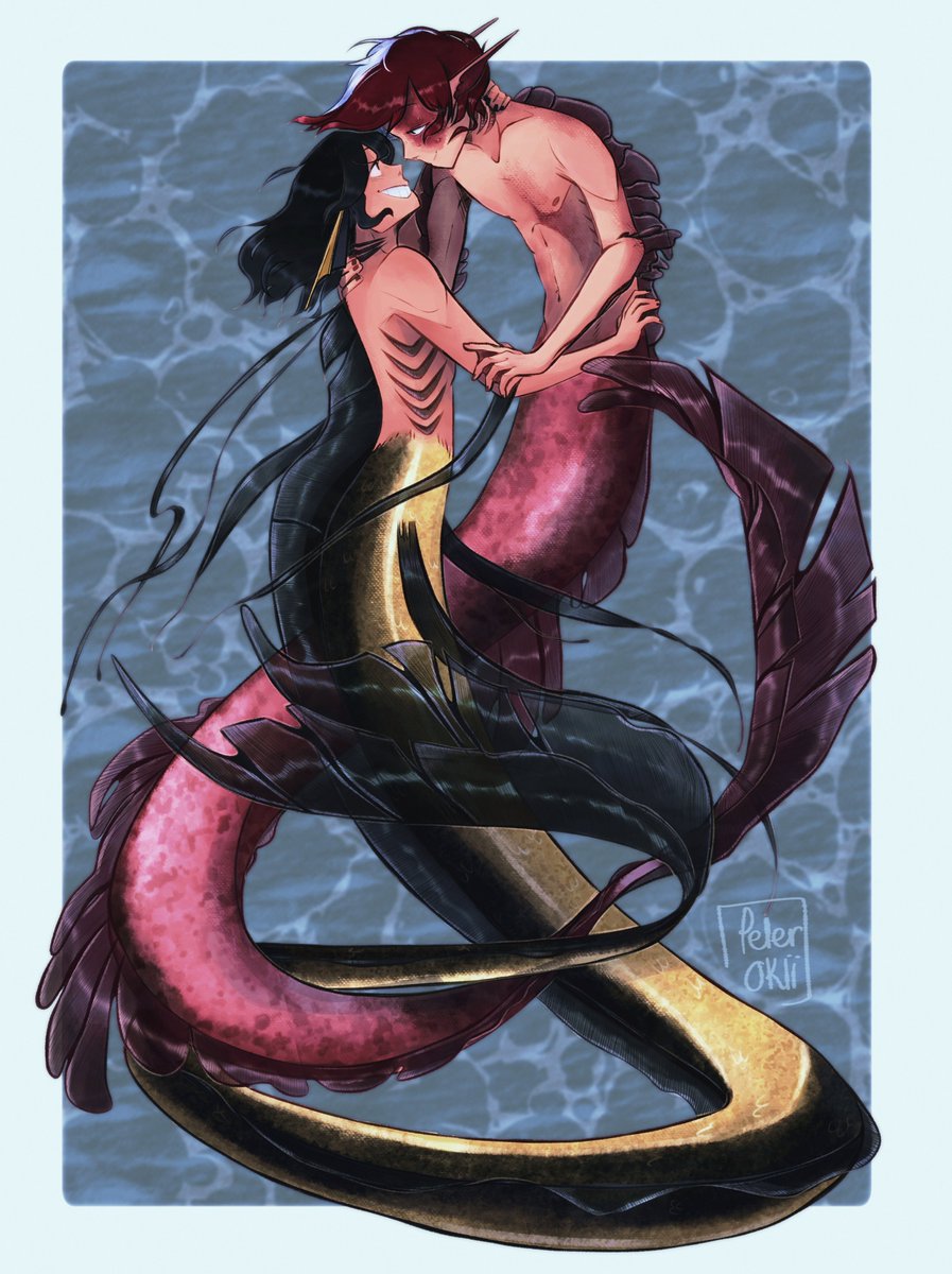 more mermay repost while i draw some new pieces in between fanzine pieces