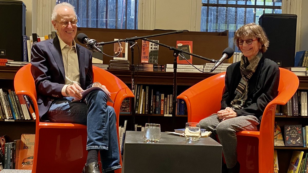 “I fell in love with Italian through Dante,” Ann Goldstein, translator of Elena Ferrante, tells @Rizzoli_Bkstore, @EuropaEditions, and @wwborders. How I got my job. Listen: personplacething.org