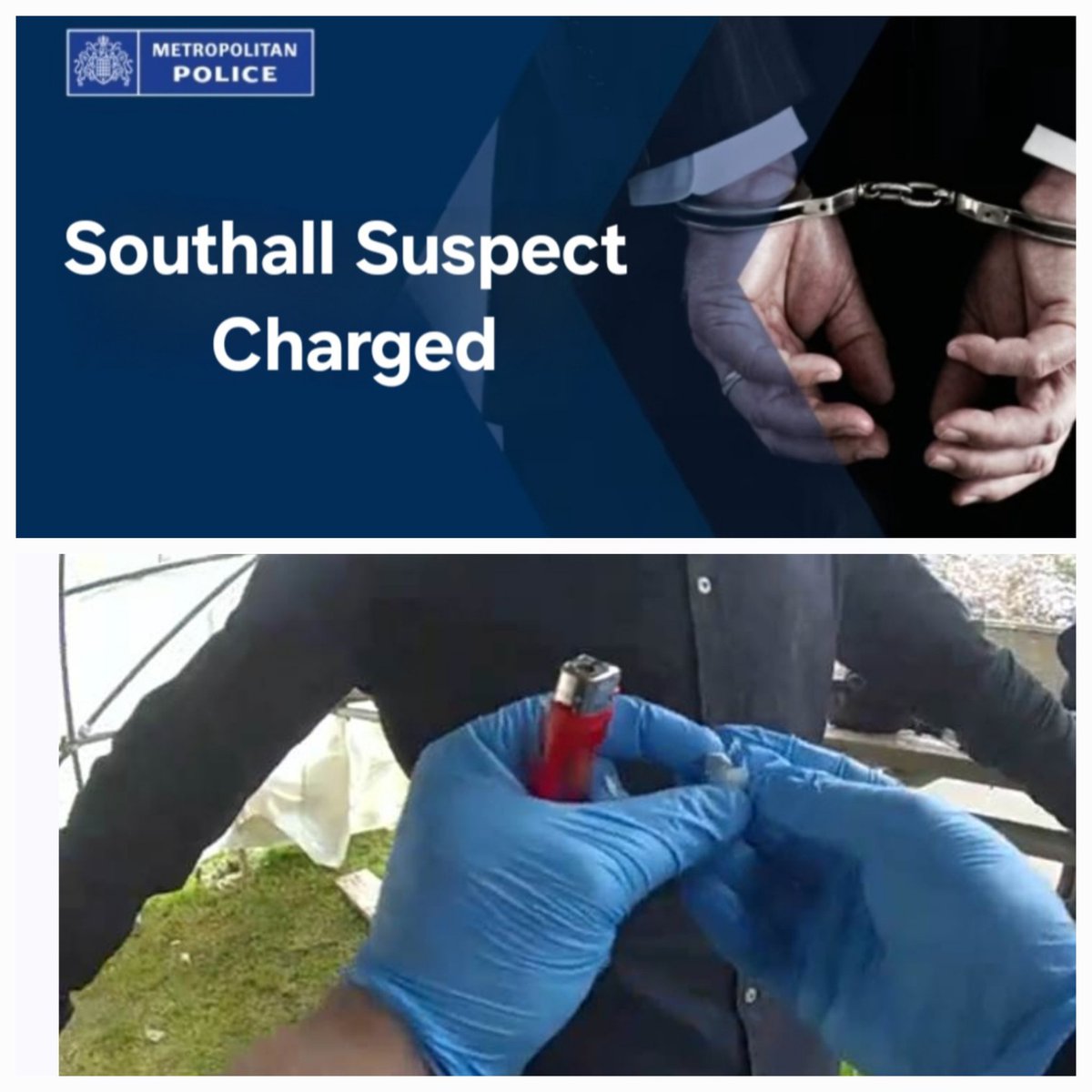 A suspect has been charged for possession of Class A crack after a positive stop & search by officers. The suspect was openly using drugs close to the Gurdwara on Guru Nanak Road

#notonourwatch