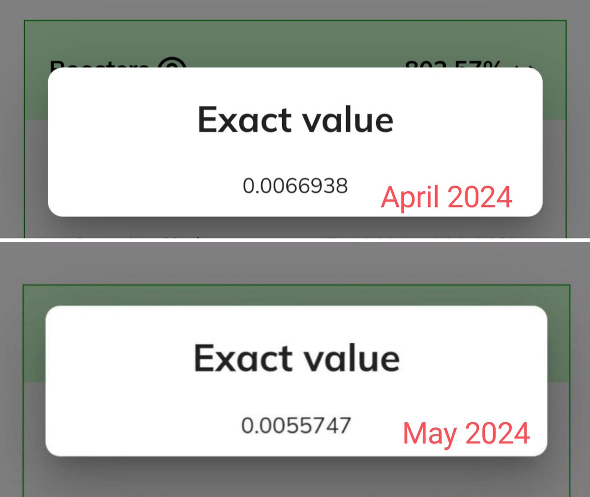 📉 Pi mining rewards have dropped from 0.0066938 to 0.0055747. That's a decrease of approximately 16.7%! 

#PiNetwork #minepi