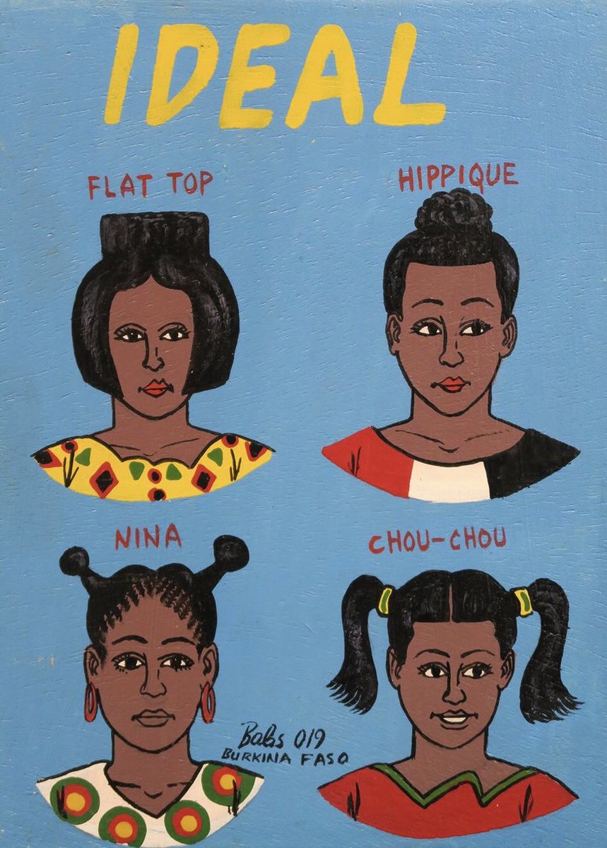 the Barbershop series by @siriuscrocodile is a v. fascinating twist on PFPs also reminiscent of contemporary african 'barber shop' art looking fwd to the next set of fantastic styles! links to more barbershop art👇 image credit: Indigo Art Gallery