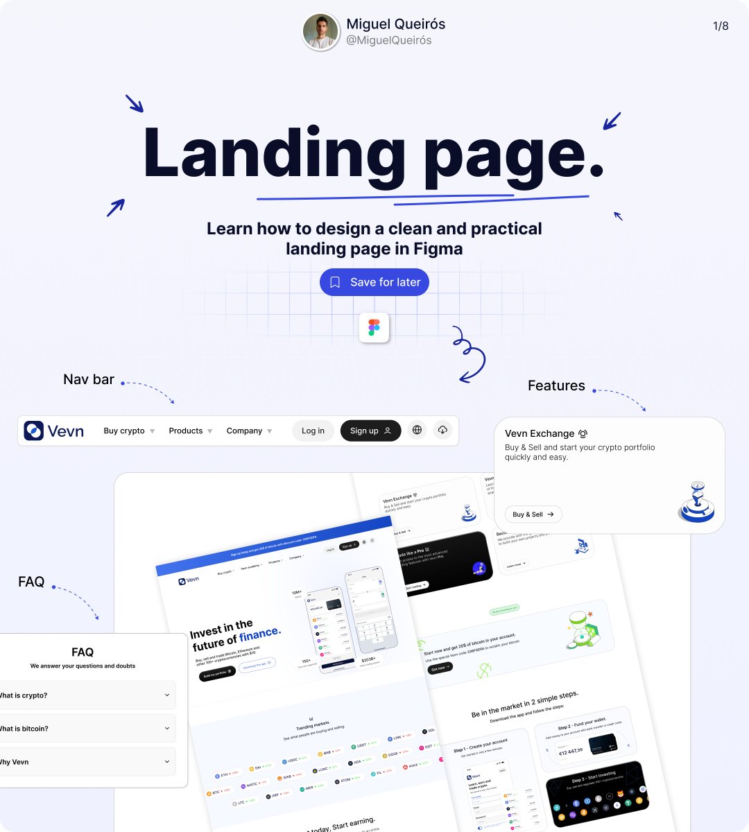 Design your first landing page.

( A thread 🧵)

Retweet and save for later 😉