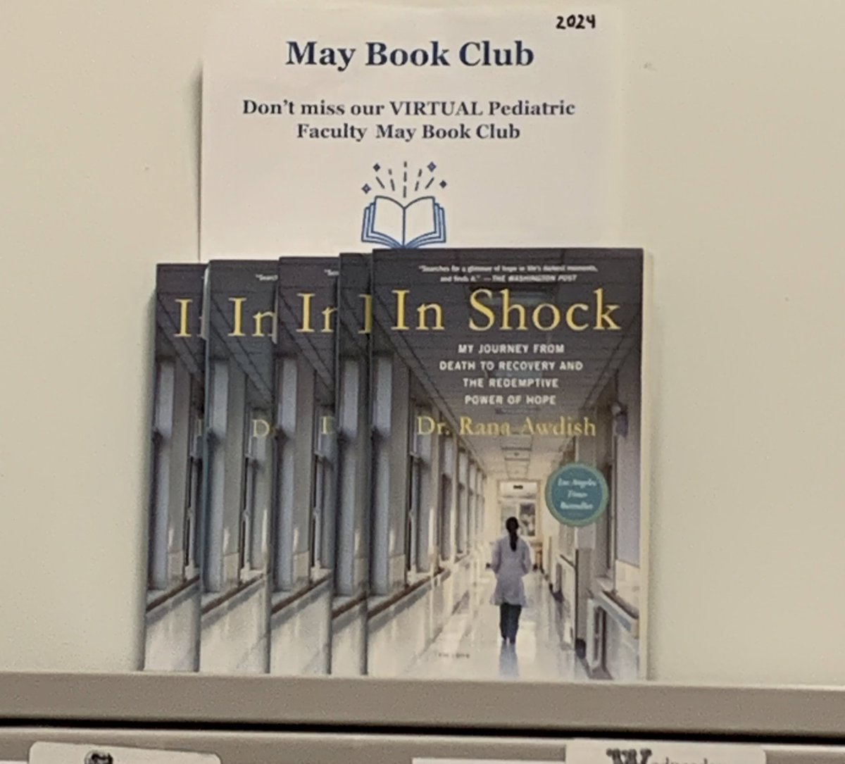 It’s an exciting month @mghfc and June will be even more exciting when @RanaAwdish comes to give grand rounds. I just finished re-reading her amazing book #InShock — everyone in healthcare should read this!