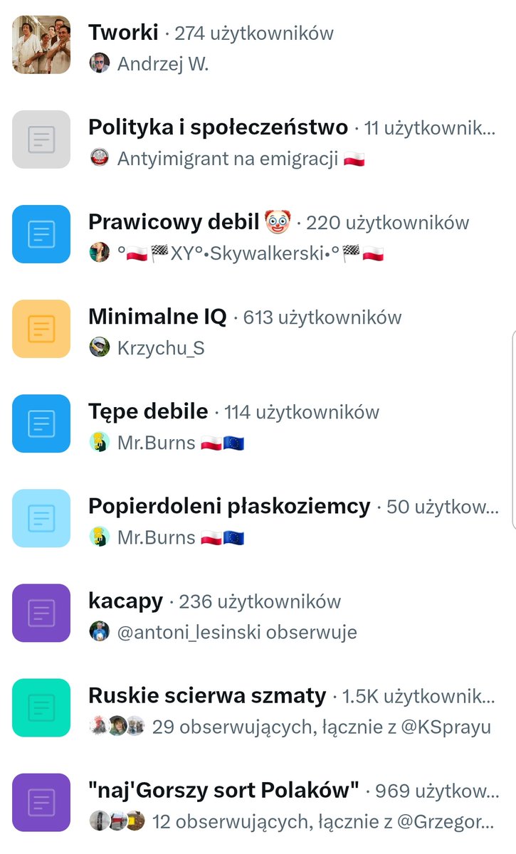 Nawet nie wiedziałem, że jestem na tylu twitterowych listach😱