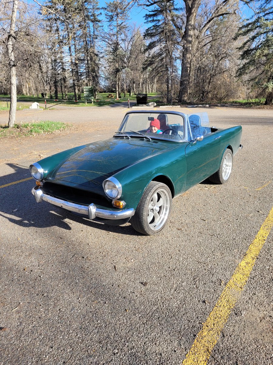 Not often do we see a 1964, Sunbeam Alpine but Bill Oudshoorn has one that he built into a true stunner. 

Bill used our Mustang 2 front suspension and he fabricated a triangulated 4 bar rear on coil overs. This Sunbeam can handle!

Thank you  for using one of our products!