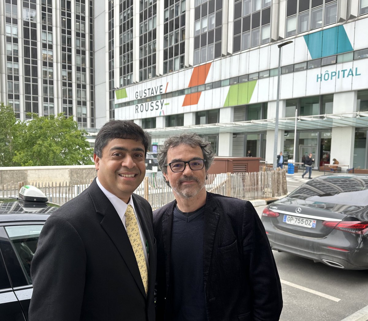 ⭐️My first time inside <a href="/GustaveRoussy/">Gustave Roussy</a> in Paris France, 🇫🇷 
⭐️Such an honor to meet &amp; get a tour of all the amazing facilities with the only &amp; only <a href="/FAndreMD/">FabriceAndre</a> on the day of the major announcement that he was awarded the Giants of Cancer Award 👏🏼🎉<a href="/ASCO/">ASCO</a> #ASCO24 @onclive !