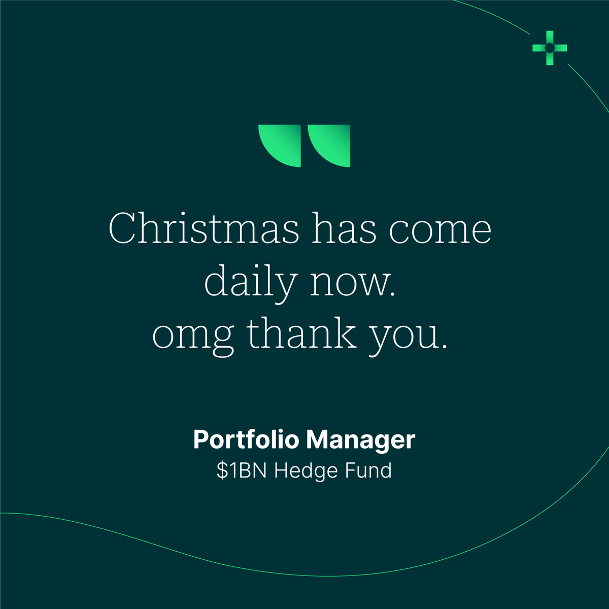 When a portfolio manager compares using AskTegus to experiencing Christmas every day, you know we must be doing something right. Find out why our users are celebrating – discover the magic of AskTegus for yourself 🌟 bit.ly/3y9fOdo