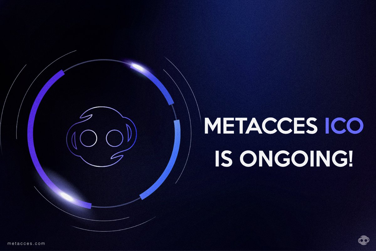 Get Full Access with $ACCES 🚀

The Metacces ICO is still ongoing! You have the opportunity to acquire native tokens of our project to further explore the entire Metacces ecosystem.

Join now and secure your $ACCES:

👉 metacces.com/buy-acces/#