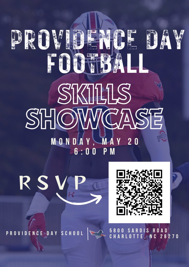 DATE CHANGE! Our Prospect Night for College Coaches has been moved to Monday May 20 at 6PM! Please use the QR code to rsvp.