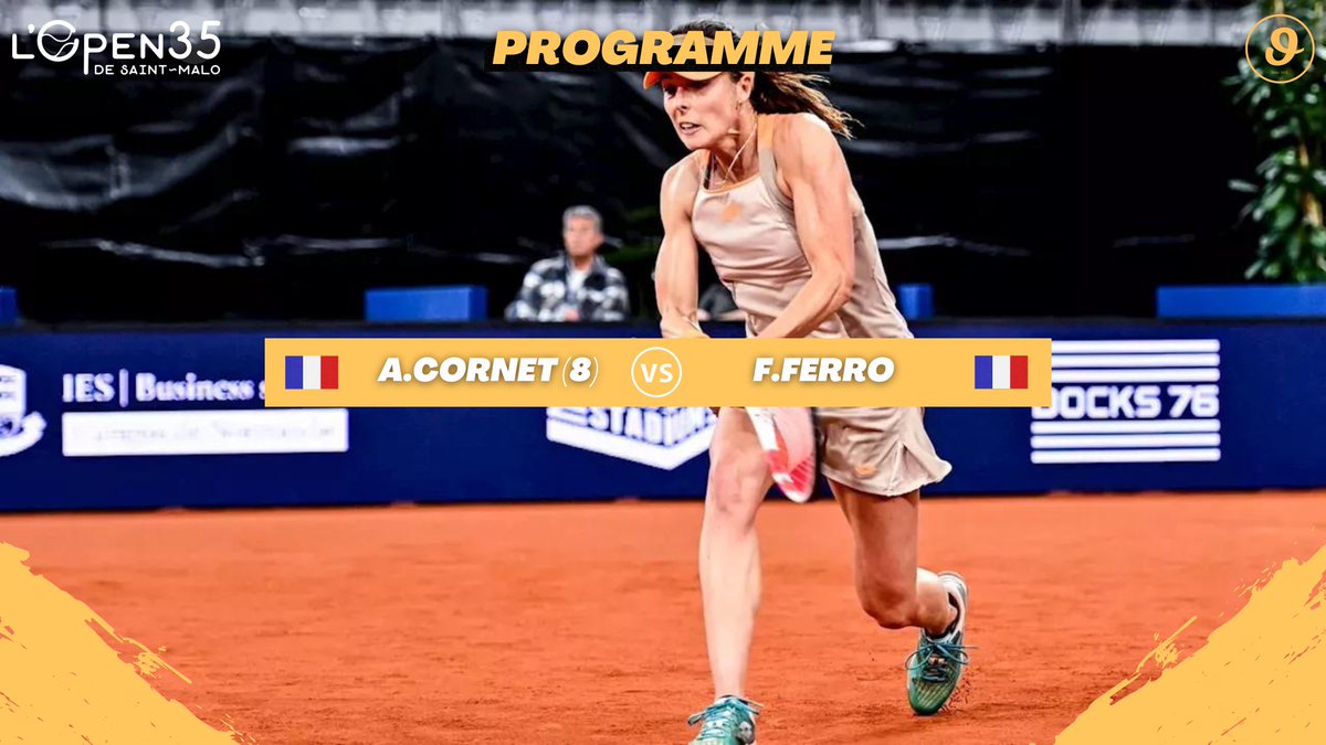 Nouvelle journée de tennis à @LOPEN35STMALO  

Pour la suite des huitièmes de finale, les 🇫🇷 Alizé Cornet et Fiona Ferro s'affronte. Rendez vous sur Twitch et ça se passe chez les Outsiders!!!

📺twitch.tv/lesoutsiderstv