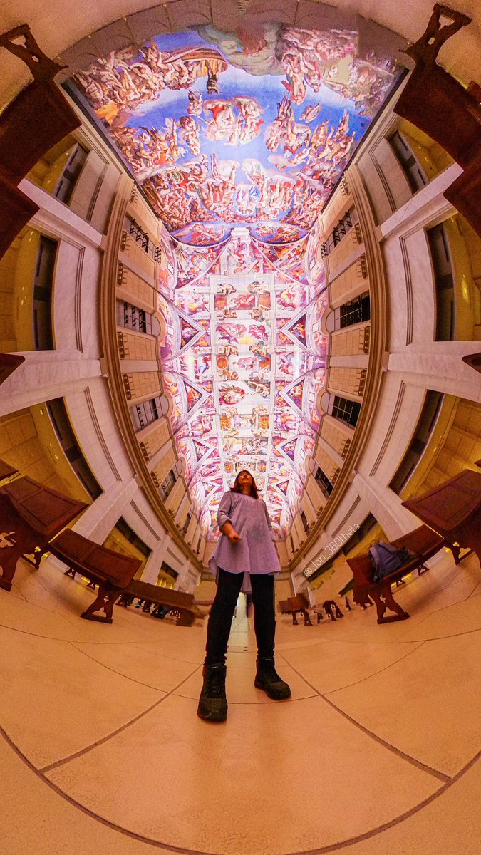 Another shot of the Sistine Chapel in Japan.  It’s a perfect copy of what is in the Vatican.

#theta  #ricohtheta  #theta360  #tinyplanet  #360photo #大塚国際美術館 #Museum #otsukamuseumofart 
#thetaのある生活 　 
@panophotos