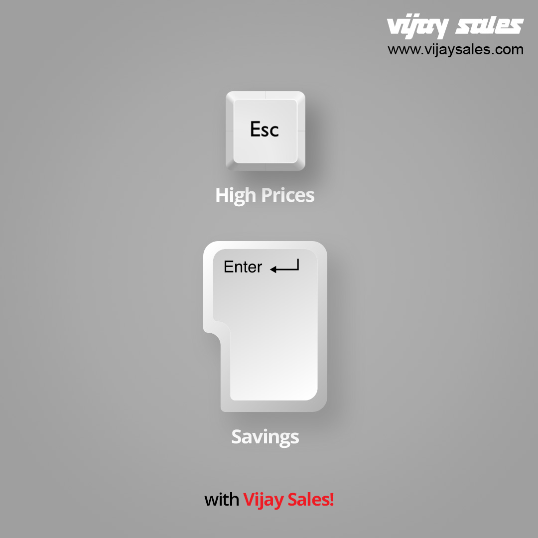 You know the deal when it comes to Vijay Sales, take a deep breath, and enter savings like never before!​

#VijaySales #Savings #Electronics #HomeAppliances #SmartGadgets #Gaming