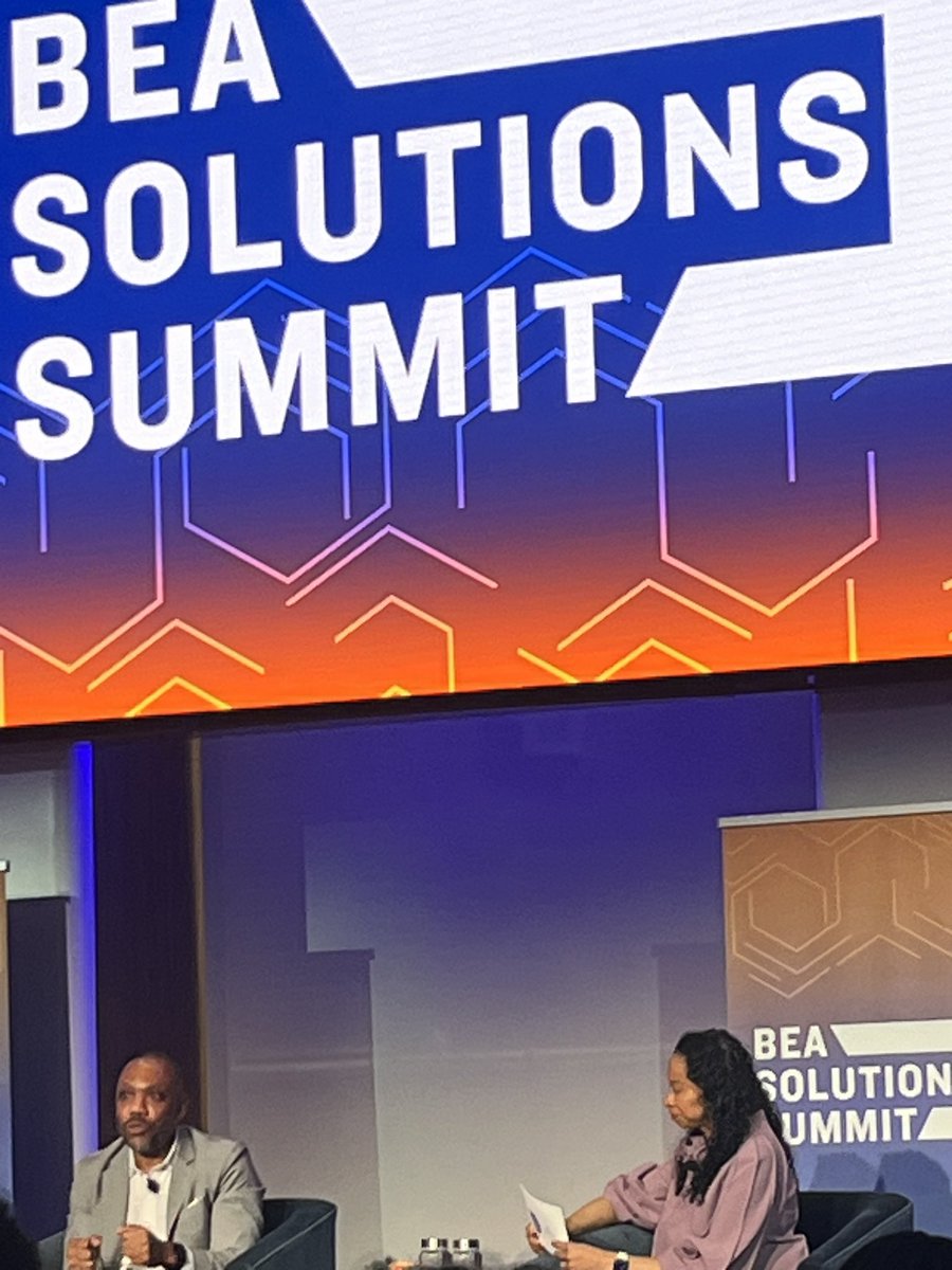 It’s a privilege to support the cutting edge racial equity research of @andreperryedu & @DarrickHamilton & hear them speak on their scholarship today at the @BlkEconAlliance #SolutionsSummit
