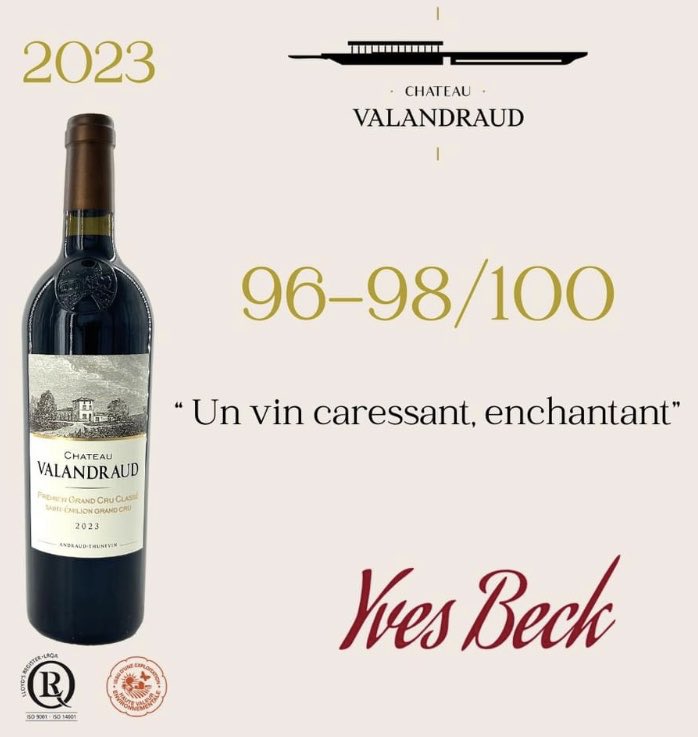 #Primeurs2023 : Château #Valandraud 
96-98/100 by #YvesBeck
